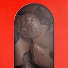 Chocolat friture de paques, chocolat lait et chocolat noir, fabrication artisanale dans notre atelier de chocolat à Neuilly Sur Seine, Cavaletti Paris