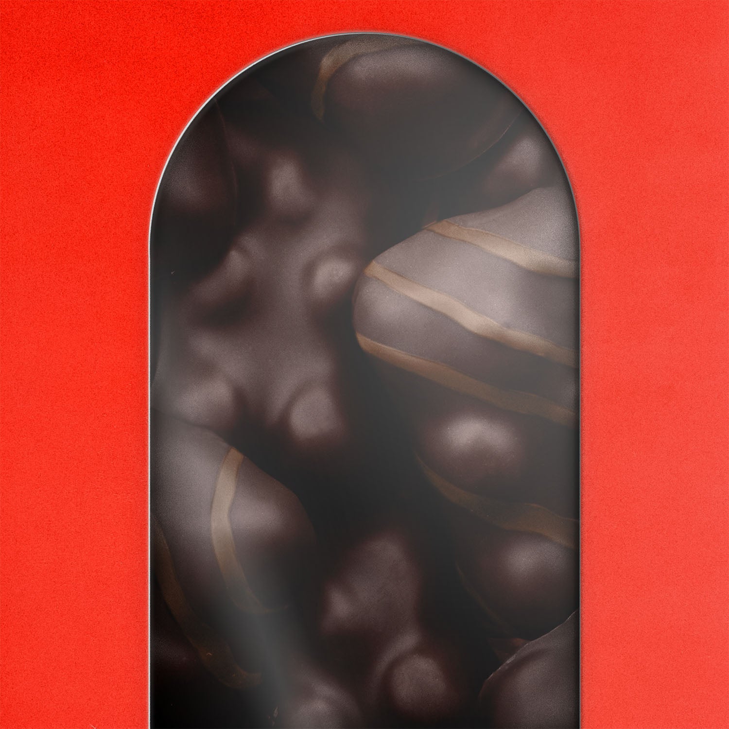 Oursons Guimauve chocolat noir par Cavaletti Paris, chocolatier à Neuilly sur Seine. Guimauve à la vanille et au praliné. 