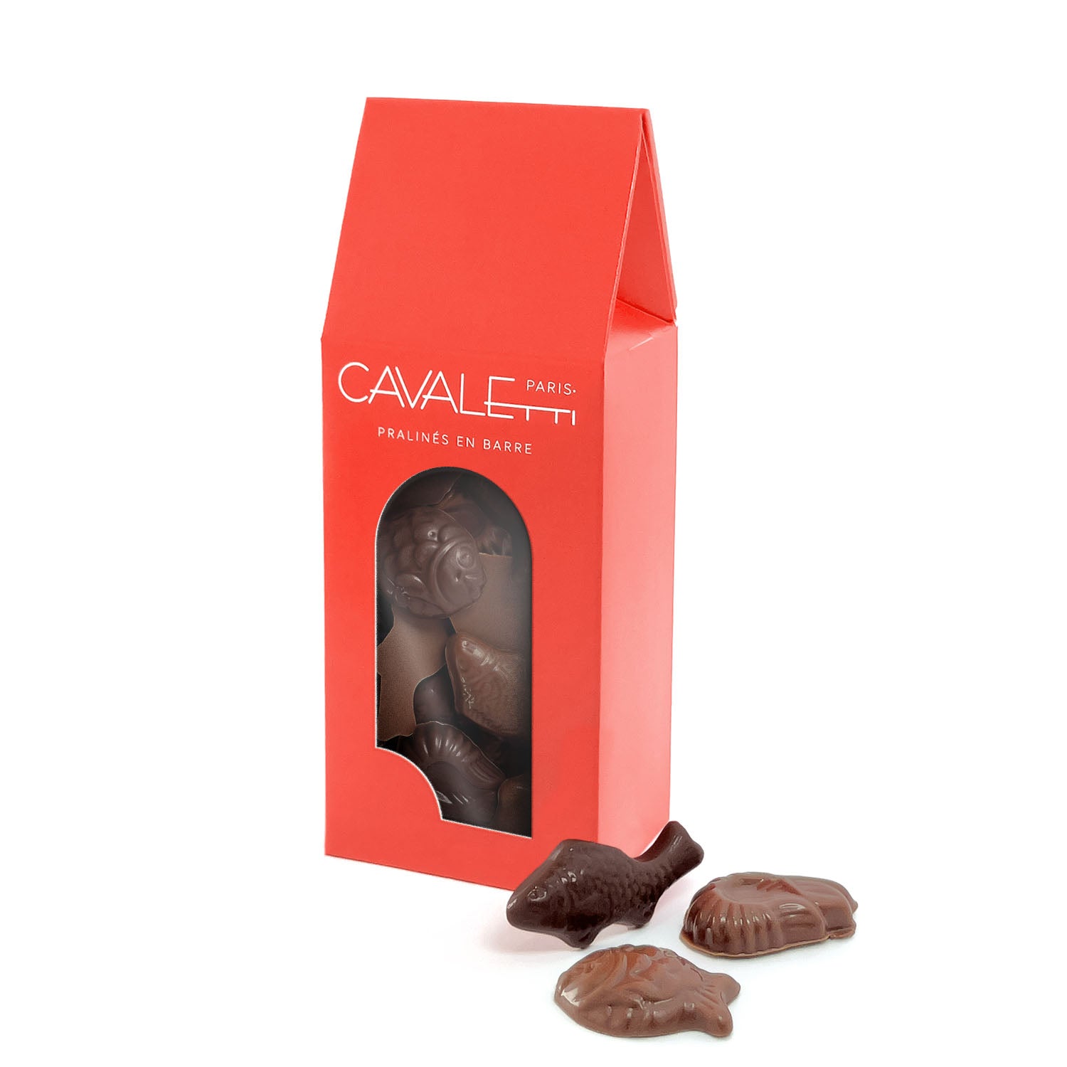 Chocolat friture de paques, chocolat lait et chocolat noir, fabrication artisanale dans notre maison de chocolat à Neuilly Sur Seine, Cavaletti Paris
