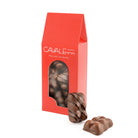 Oursons Guimauve chocolat au lait par Cavaletti Paris, chocolatier à Neuilly sur Seine. Guimauve à la vanille et au praliné. 