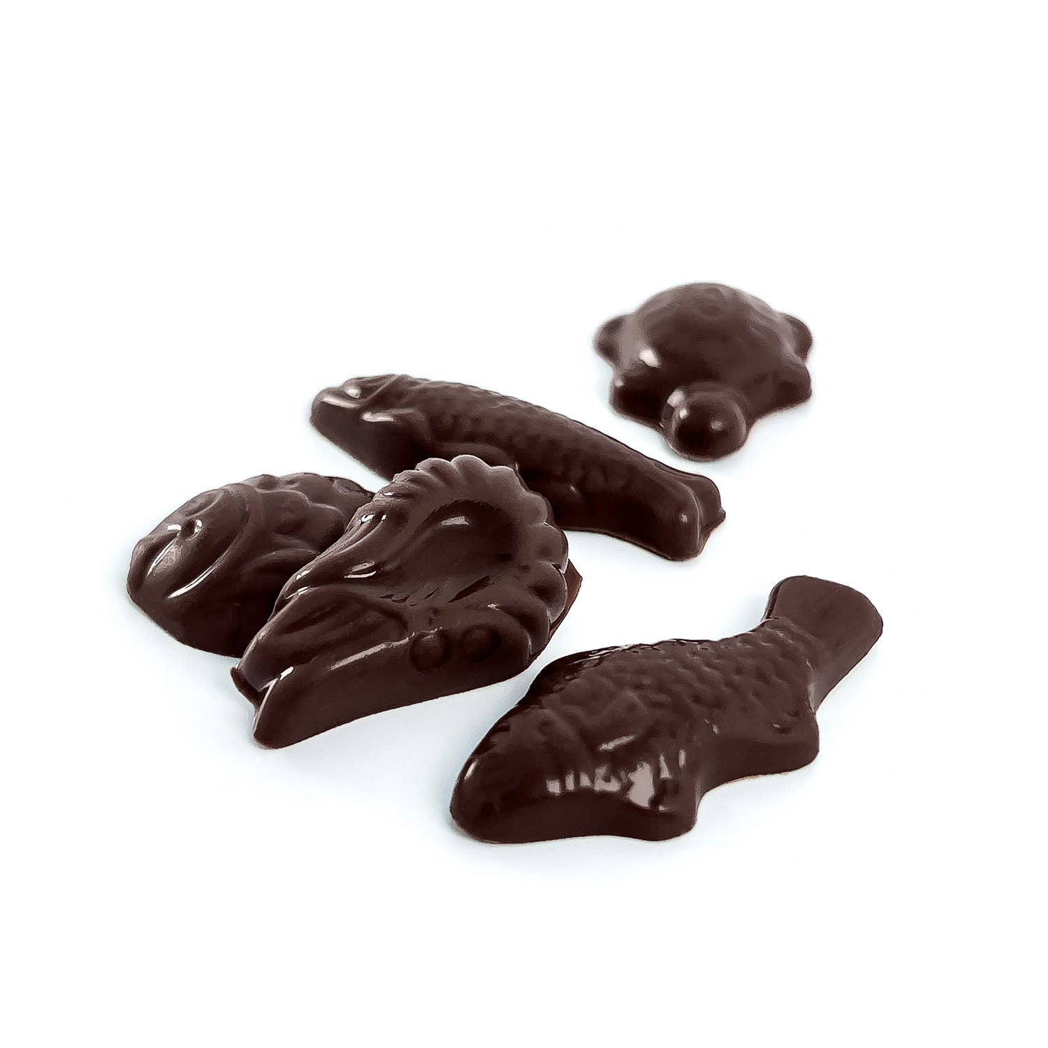 Chocolat friture de paques, chocolat noir intense, fabrication artisanale dans notre atelier boutique de chocolat à Neuilly Sur Seine, Cavaletti Paris