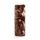 Barre pralinée façon mendiant au chocolat, pistache, cranberries et amandes. Un barre chocolatée de luxe pur les fins gourmands. par Cavaletti Paris. Version Chocolat noir