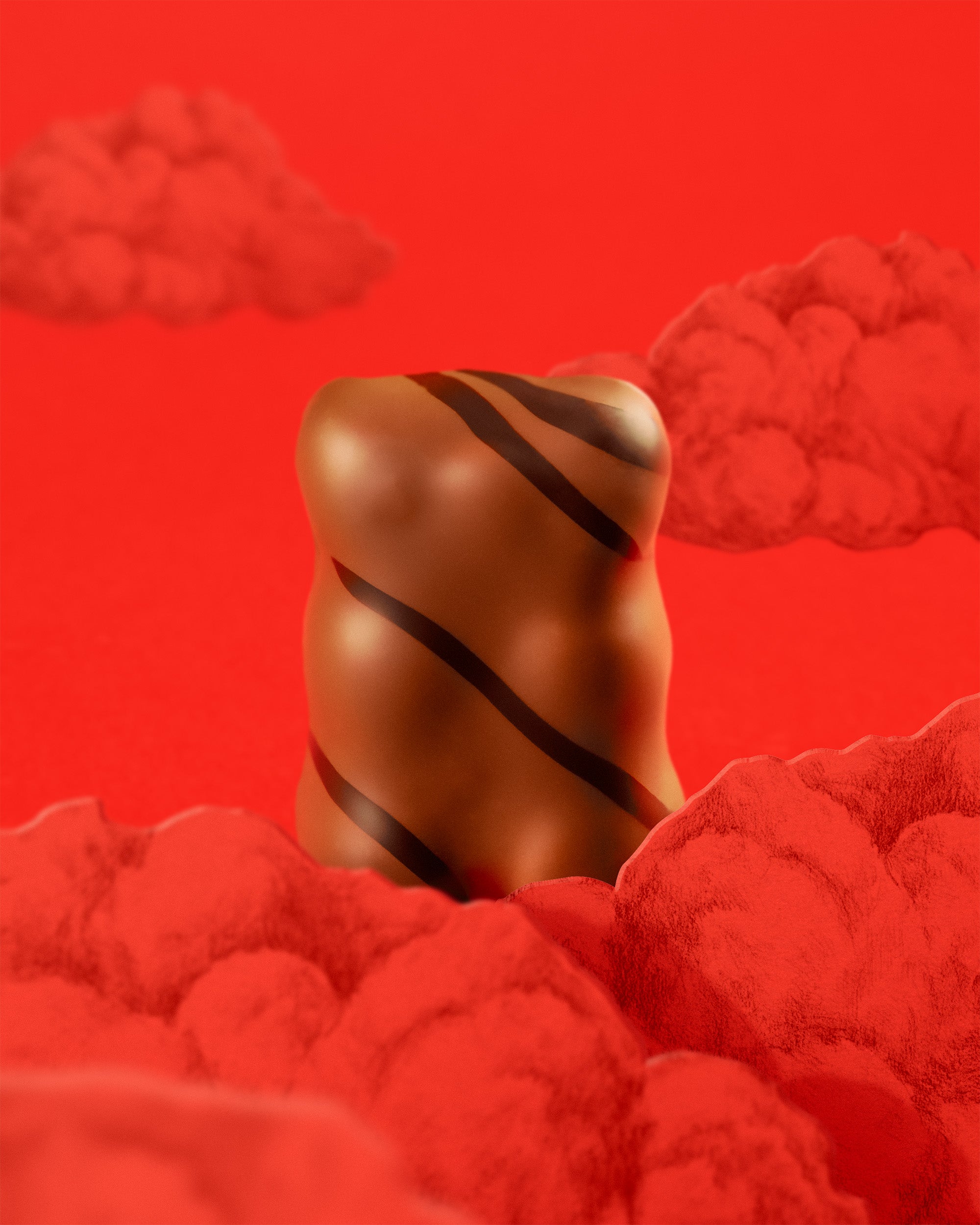 Oursons Guimauve chocolat au lait  par Cavaletti Paris, chocolatier à Neuilly sur Seine. Guimauve à la vanille et au praliné. 